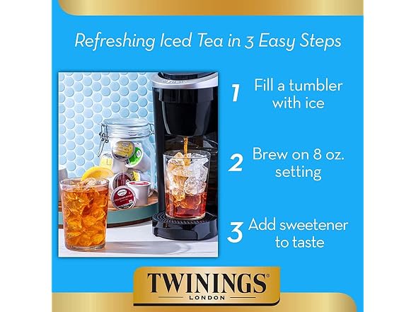 3PK Twinings English Breakfast Tea K-Cups, Decaf