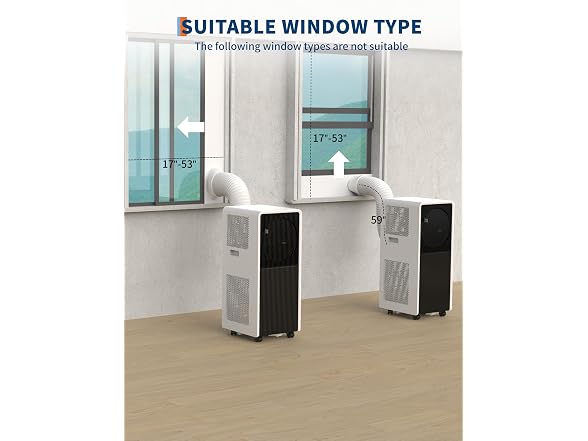 Garvee HSU13K-PYFR4BE-INV 14,000 BTU Portable AC