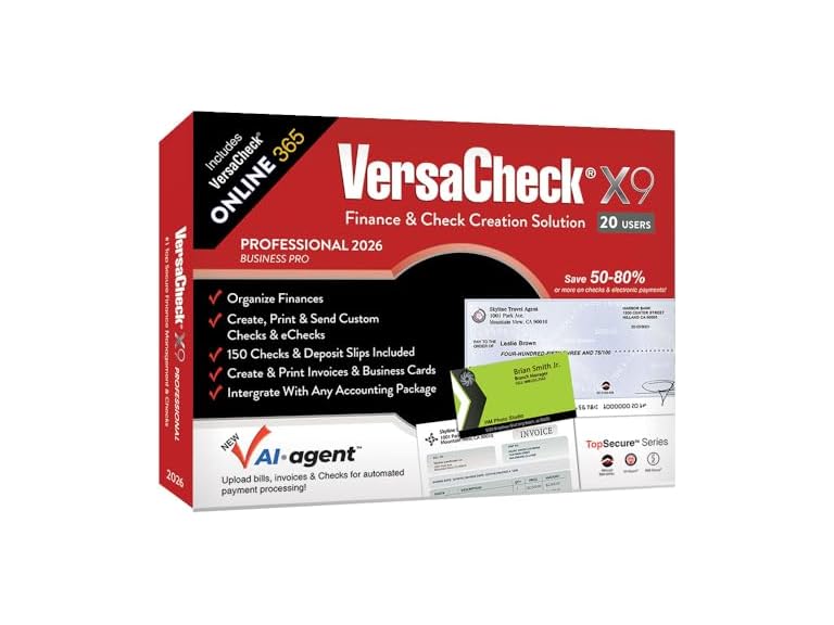VersaCheck X9 Professional 2026 – 20 Users + VersaCheck ONLINE Pro