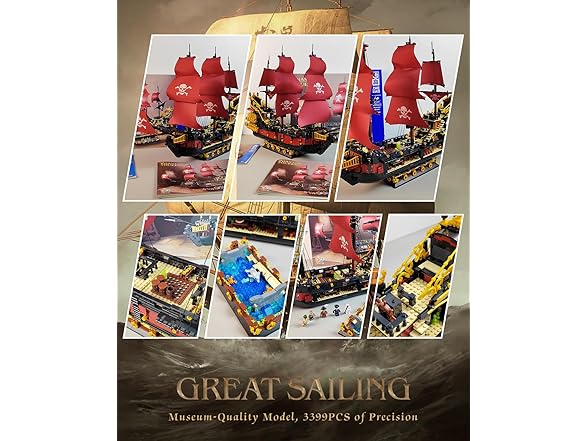 Adult Pirate Ship Building Kit