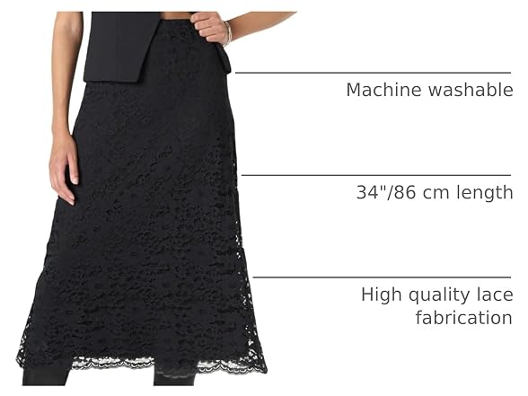 The Drop Women’s Elana Lace Midi Skirt