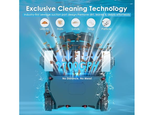 ROBOKLEEN Cordless Robotic Pool Vacuum