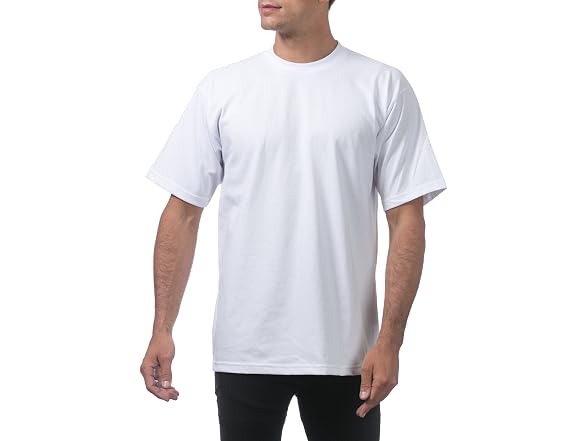 Pro Club Men (4XL) Heavyweight Cotton Crew T-Shirt