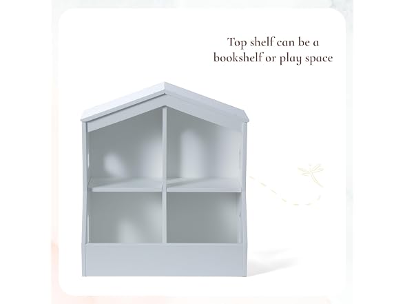 Little Seeds Trellis Storage Cubby Bookcase