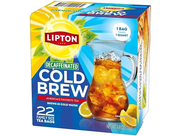 Lipton Cold Brew Decaf Tea 22ct