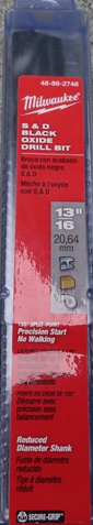 Milwaukee Drill Bit, 13/16 In., Black Oxide - Gallery 2