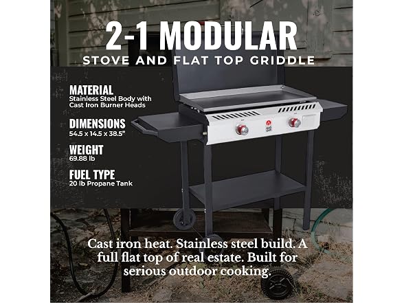 GasOne 2-Burner Propane Stove