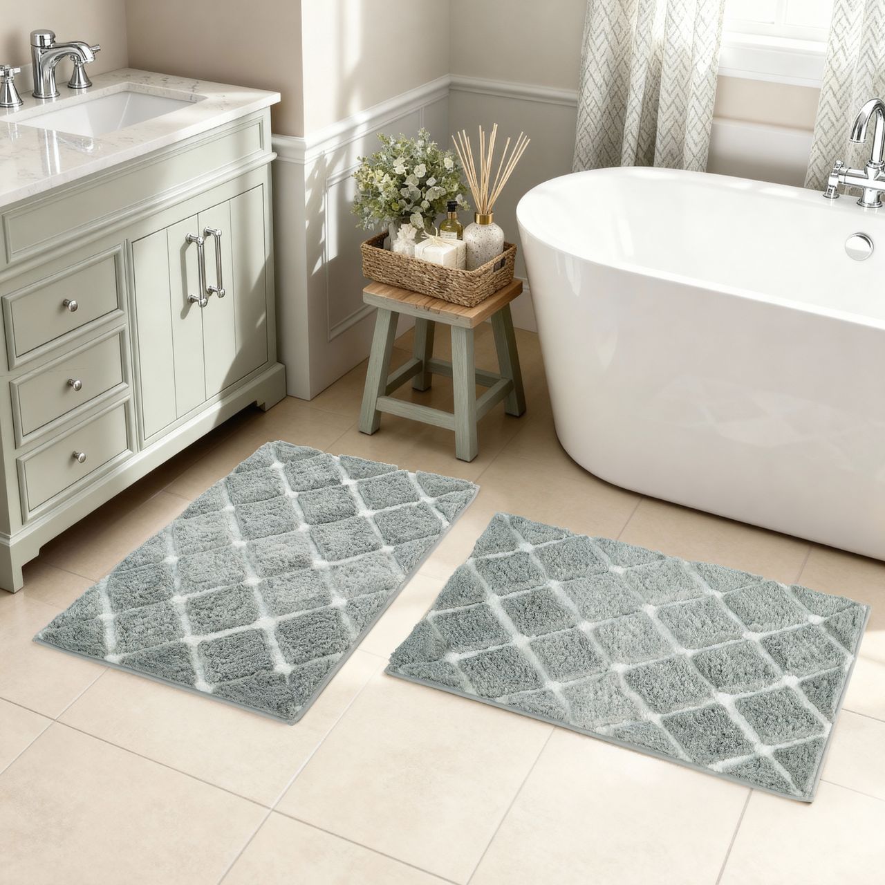 Kona Collection 24” x 36” Microfiber Bath Mats - Gallery 26