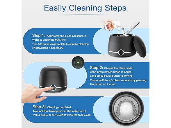 Midomi Ultrasonic Retainer Black Cleaner - Gallery 6