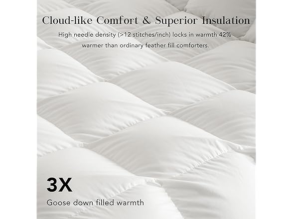 White Feather Down Comforter Twin