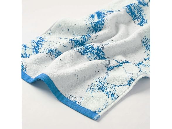 Superior Cotton Marble Jacquard Rope Border Towel Set