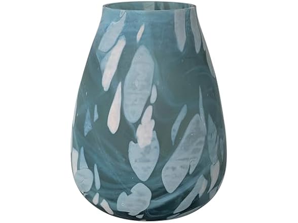 Creative Co-Op Round Art Glass Vase, Multicolor