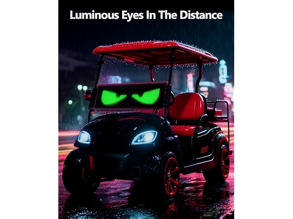 JDVOOTD LED Eyes Golf Cart Motorcycle