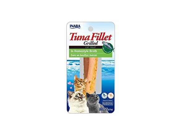 48PK INABA 0.52 oz Grilled Tuna Fillet Cat Treat (Your Choice)