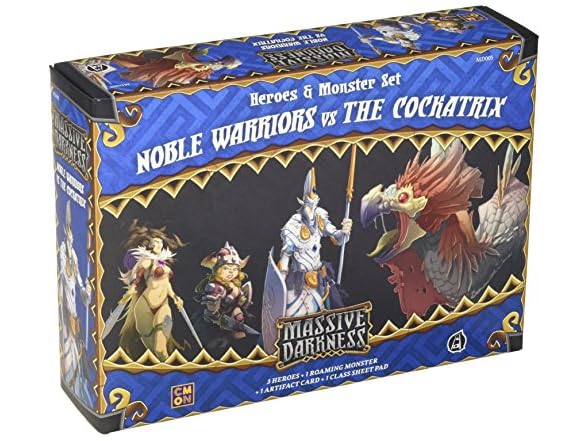 CMON Massive Darkness: Noble Warriors vs The Cockatrix