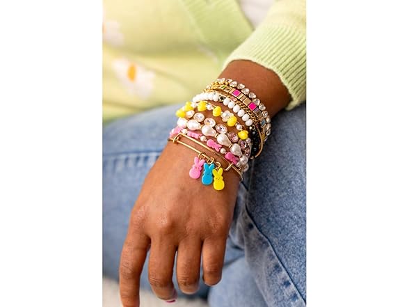 Alex Ani Peeps® Bunny Multi-Charm Bangle