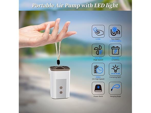 Vlinlvo Mini Portable Air Pump