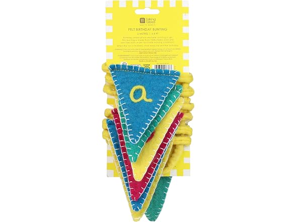 alking Tables Happy Birthday Felt Bunting Reusable
