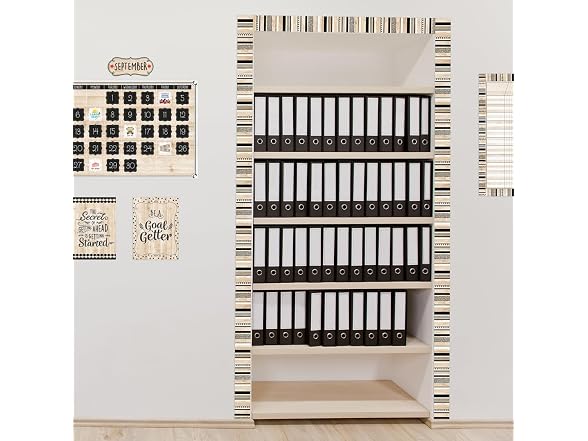 CTP Core Decor Stripes and Doodles on Wood EZ Border