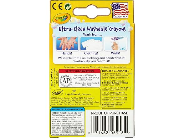 Crayola Ultra-Clean Washable Crayons