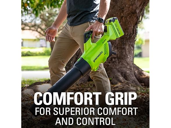 Greenworks Cordless Axial Leaf Blower