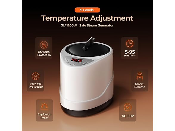 Viconor Portable Sauna Box Black