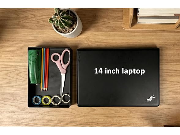 Amazon Basics Rectangular Plastic Desk Organizer