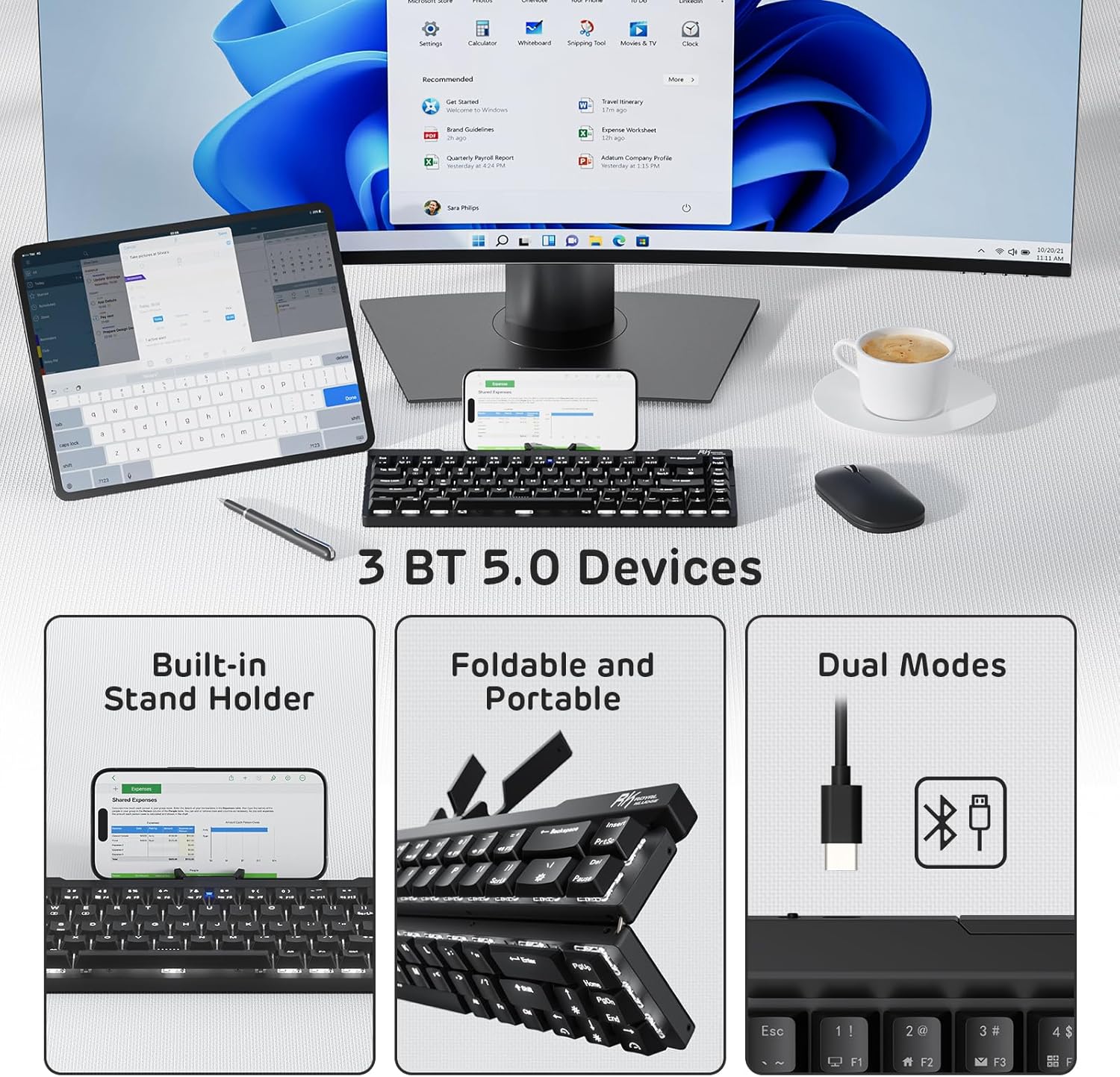 RK F68 60% Foldable Mechanical Keyboard - Gallery 14