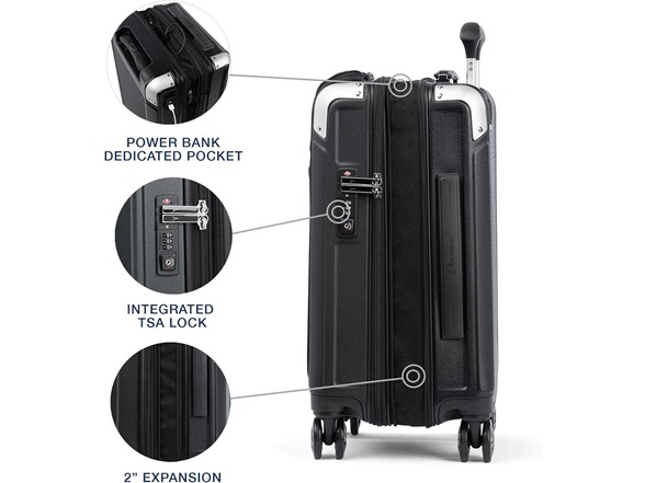 Travelpro Platinum Elite Hardside 20" Carry On w/ Laptop Pocket