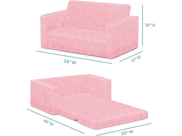 Delta Children Serta Perfect Sleeper Kids Sofa