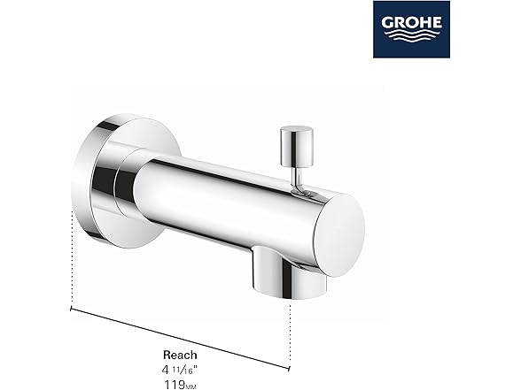 GROHE Concetto Tub Spout, Starlight Chrome