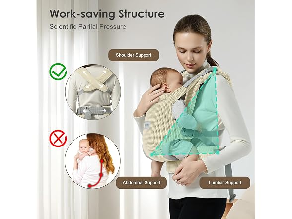 MISSWISDOM Baby Carrier Newborn