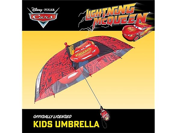 Disney Kids Lightning McQueen Umbrella