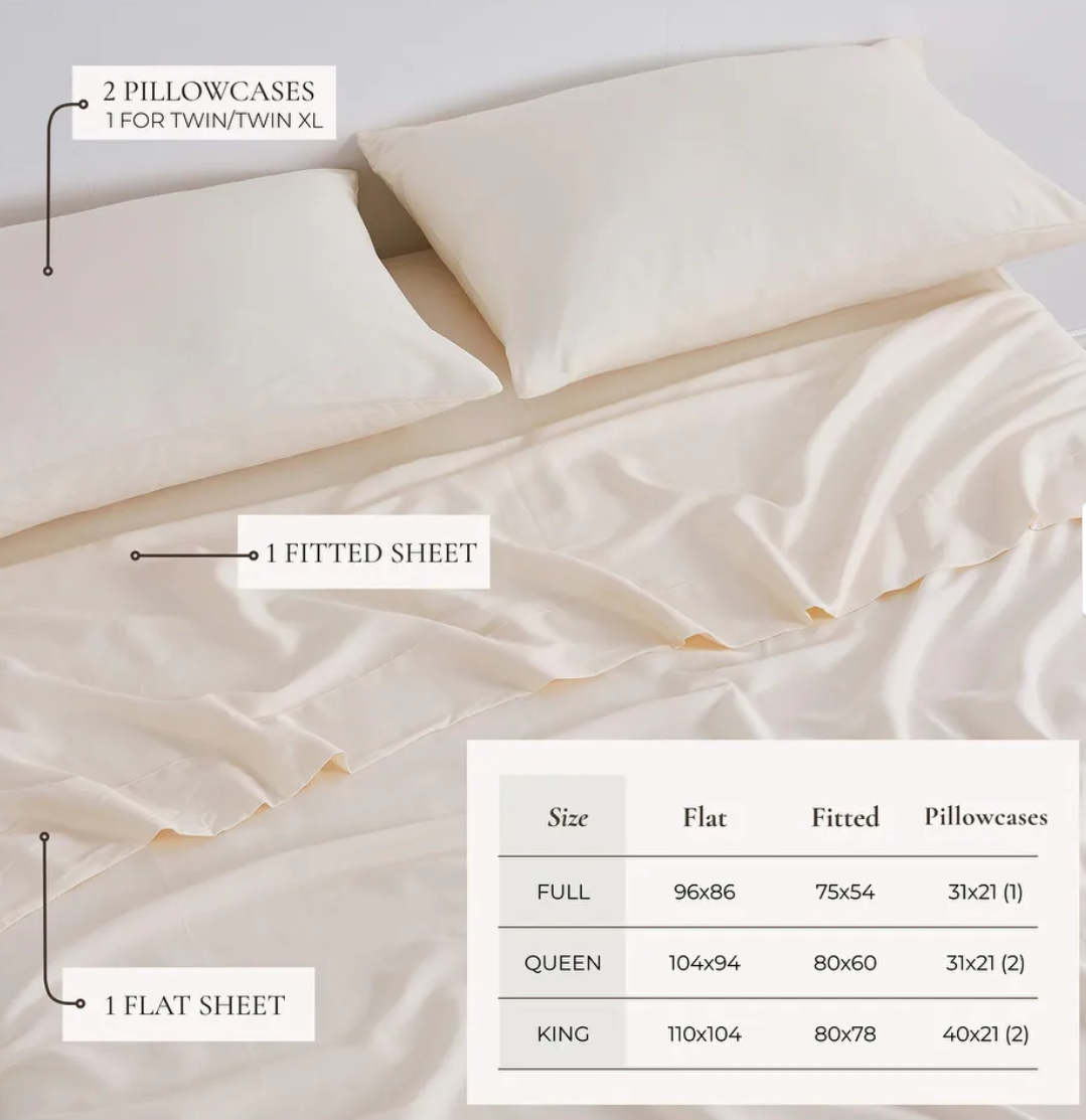 Hotel Style 20193 Lyocell & Linen Blend Sheet Set - Gallery 15