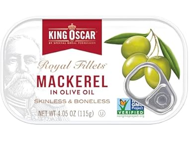 $2.99 1PK King Oscar Mackerel in Olive Oil, 4.05 Oz dealfomo