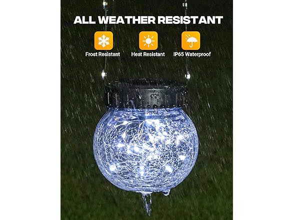 PARTPHONER Solar Lantern 12 Pack Cold White