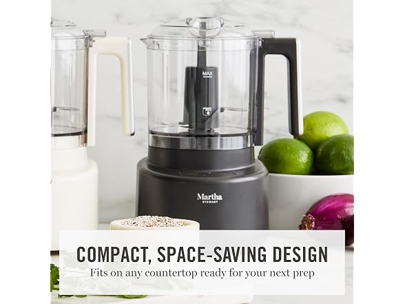 Martha Stewart 3 Cup Electric Food Chopper Caviar