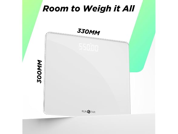 Digital Body Scale 550lbs Ultra Wide LED