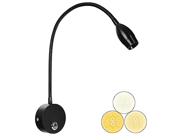 2 Pack Dimmable Bedside Reading Light
