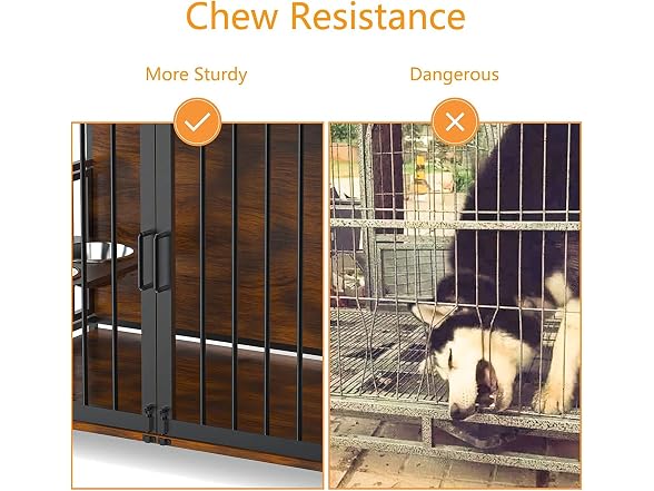 ROOMTEC Dog Crate Furniture-Style Cages for Small Dogs