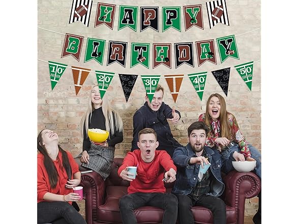 Football Themed Birthday Party Décor