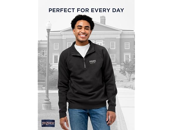 JanSport Unisex (M) NCAA Quarter Zip
