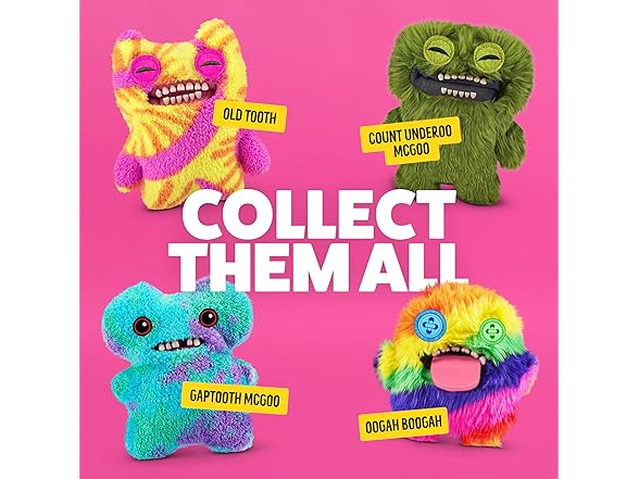 Bonkers Fuggler Gap Tooth Mcgoo Squeaky & Plush