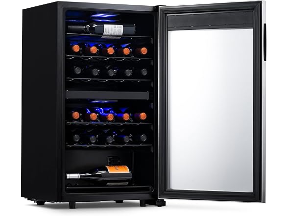 Newair Dual Zone Wine Fridge - 28 Bottles
