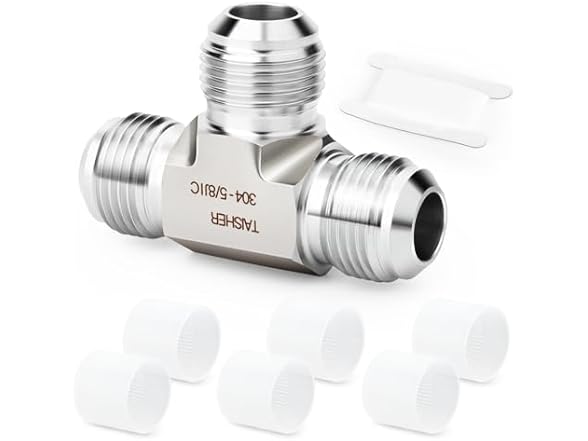 5/8 JIC Male Tee 304SS Forged Fitting