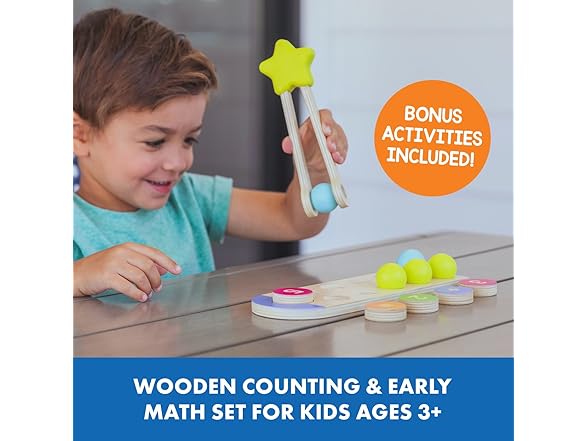 Educational Insights Count & Match Wooden Set