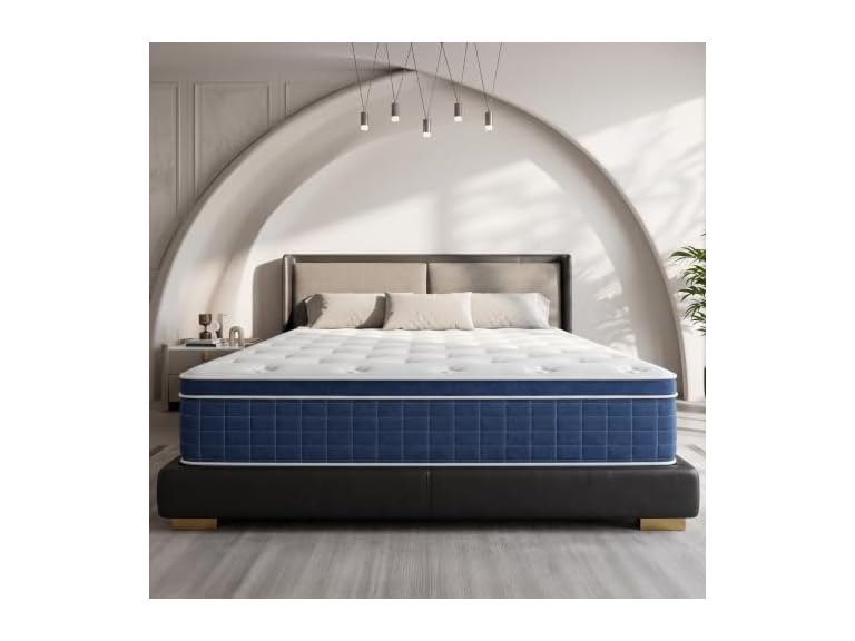inight King Size Mattress 14 Inch, Medium Firm Hybrid