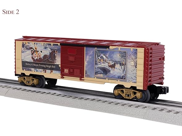 Lionel Disney Mickey & Minnie Evening Sleigh Ride Christmas Boxcar