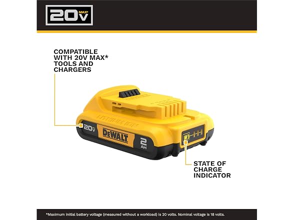 DEWALT DCK277D2 20V MAX Drill/Impact Driver Kit