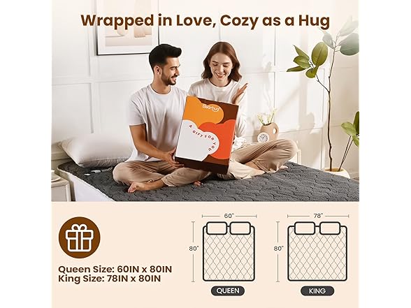 Queen Multi-Zone Heated Matress Pad